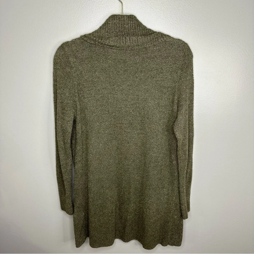 Barefoot Dreams Green Cozy Chic Lite Circle Cardigan/ Sweater Oversized Small - Picture 4 of 12